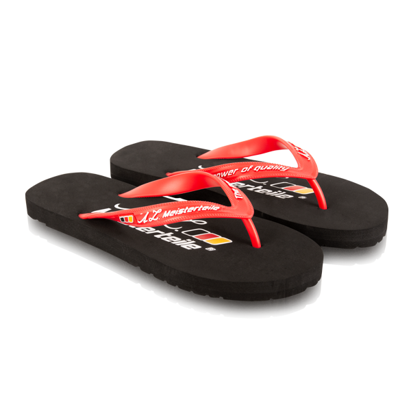 Flip-flop slippers - rubber strap - Red - AZ-MT Design